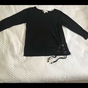 Michael Kors Black Long Slv Women M